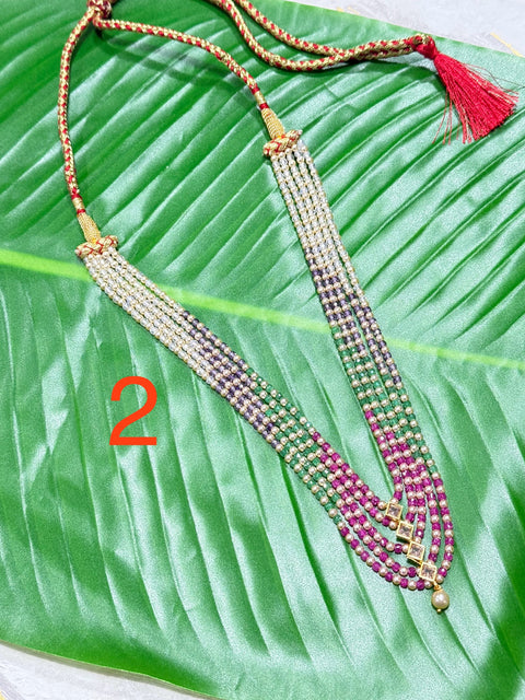 Pure 925 Silver CZ Beads Necklace