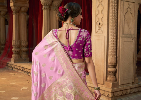 Banaras Munga silk saree