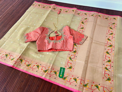 Tissue Kota silk saree