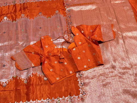 Premium Banaras Mushru Silk Saree