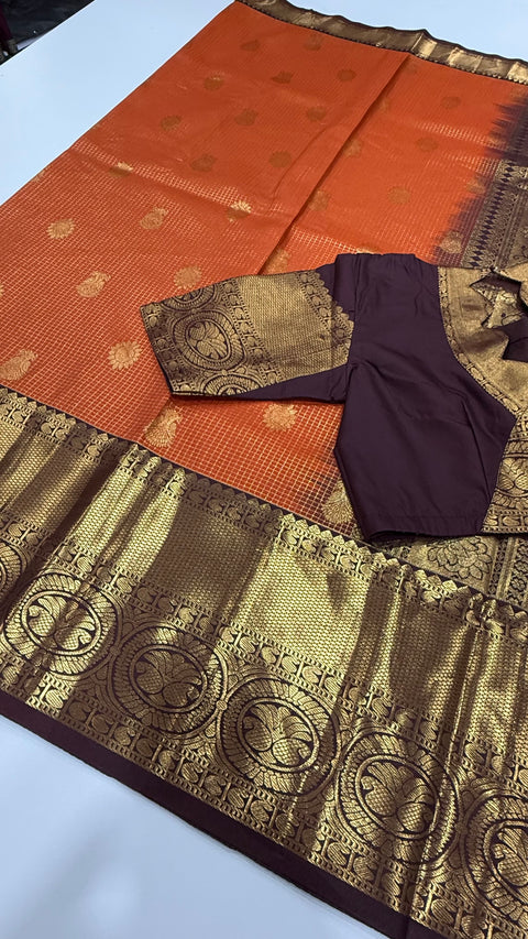 Premium Semi Gadwal silk saree