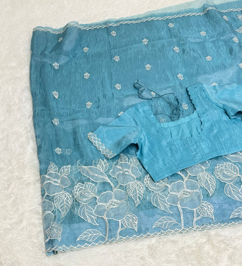 Premium Organza Cocktail Saree