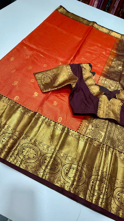 Premium Semi Gadwal silk saree