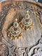 Pure 925 Silver CZ Chandbali Earrings