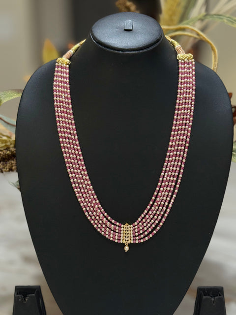 Pure 925 Silver CZ Beads Necklace