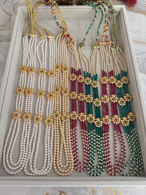 Pure 925 Silver CZ Beads Necklace