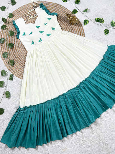 Mul Mul Cotton Frock Dress