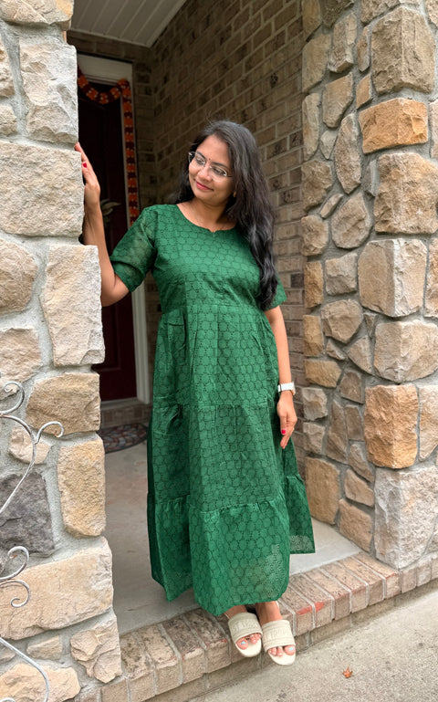 Cotton Hakoba Frock Dress