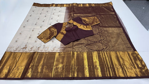 Premium Semi Gadwal silk saree