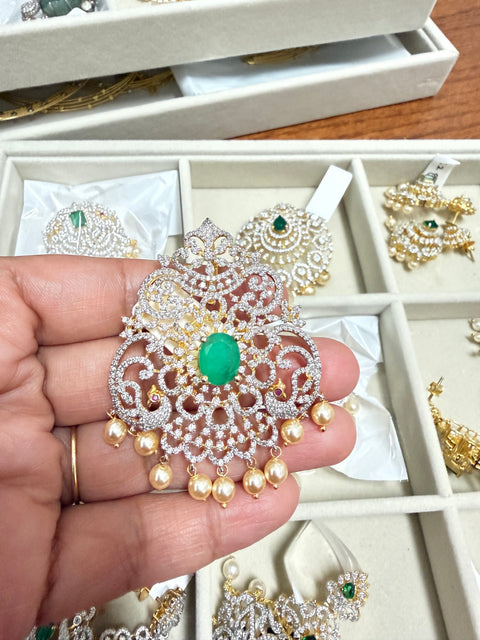 Pure 925 Silver Diamond Look CZ Pendant