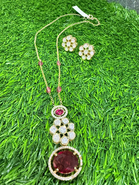 CZ Necklace Set