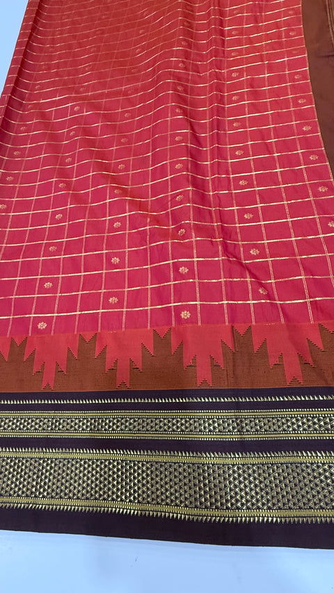 Premium Semi Gadwal silk saree