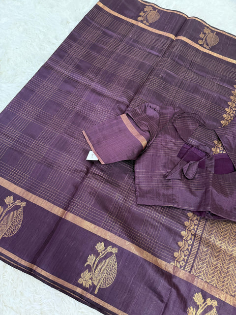 Pure Jute Pattu Saree