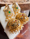 Pure 925 Silver CZ Jhumka Earrings