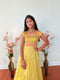 9-10 yrs - Trendy Tissue Long Gown