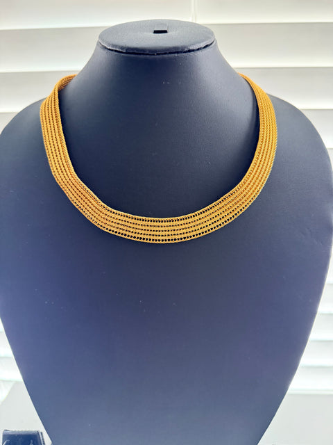 Pure 925 Silver Mesh Necklace