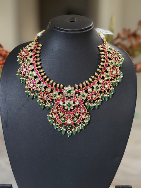 Pachi Kundan Jadau Necklace