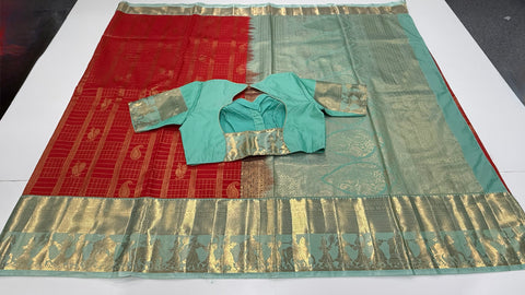 Premium Semi Gadwal silk saree