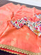 Munga Crepe Saree with matching blouse