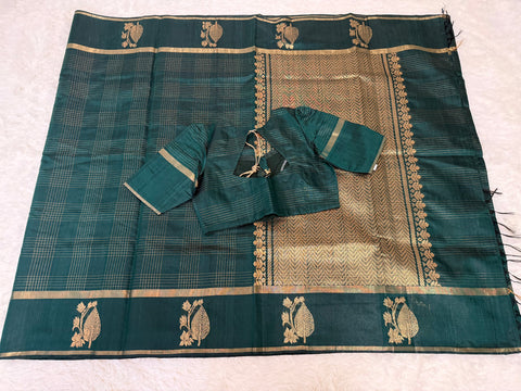 Pure Jute Pattu Saree