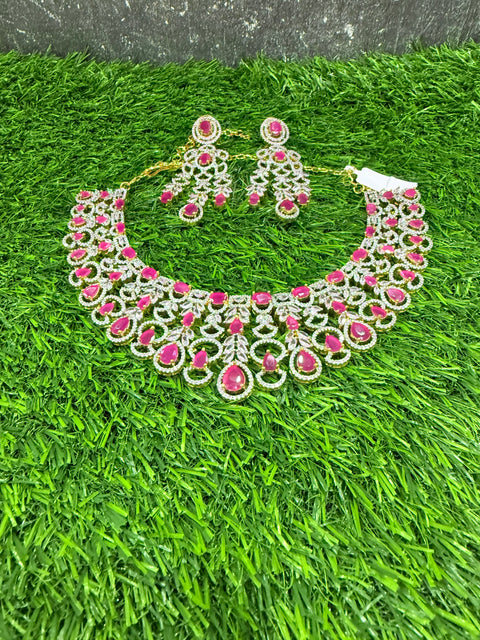 CZ Necklace Set