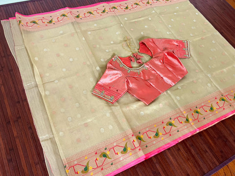 Tissue Kota silk saree