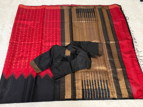 Pure Jute Pattu Saree