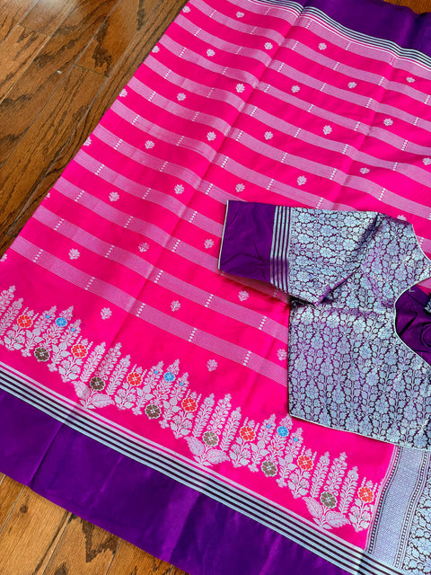 Semi Katan silk saree