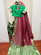 2 for $100 - Semi Kanchi Tissue silk Saree