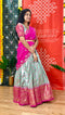 Teen/Adult Medium - Semi Kanchipattu Brocade Lehanga Set