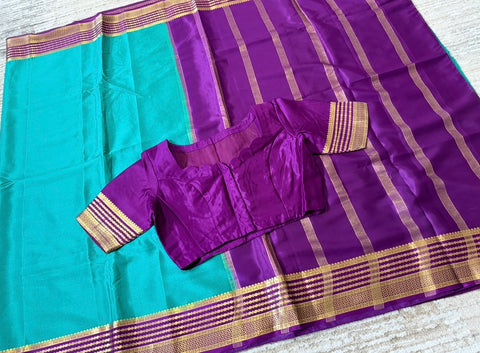 Pure Mysore Crepe Silk Saree