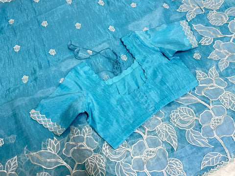 Premium Organza Cocktail Saree