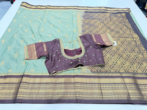 Semi Gadwal Pattu saree
