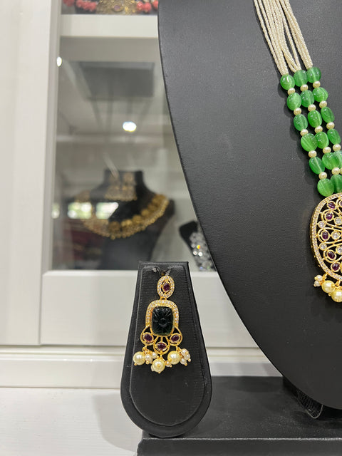 Beaded Long necklace Set (Copy)