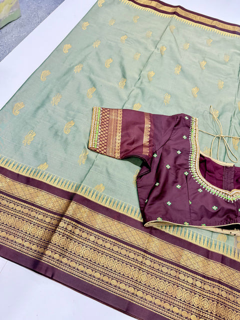 Semi Gadwal Pattu saree