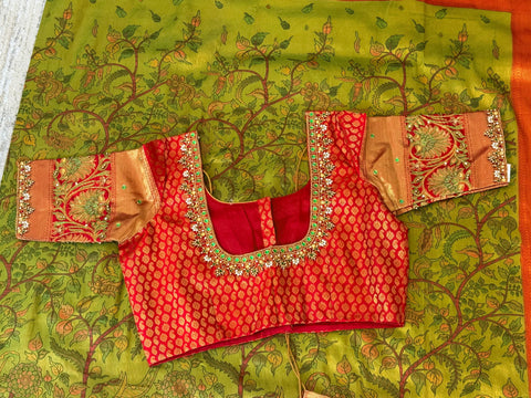 Banaras Kalamkari Saree