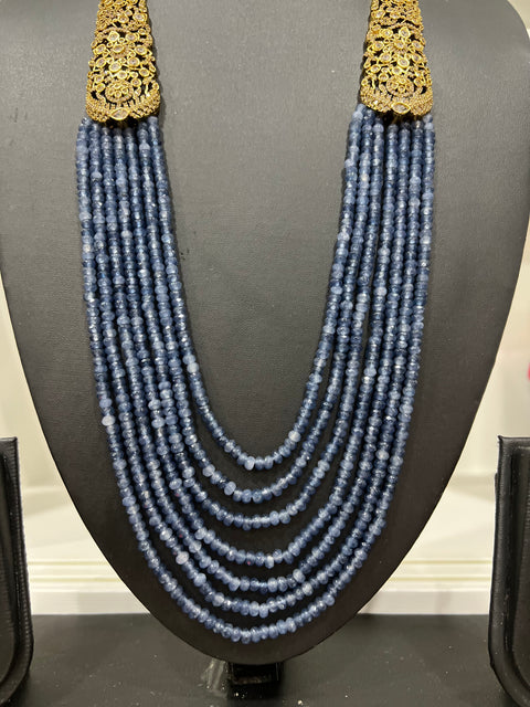 Victorian CZ Multilayer Beaded Necklace
