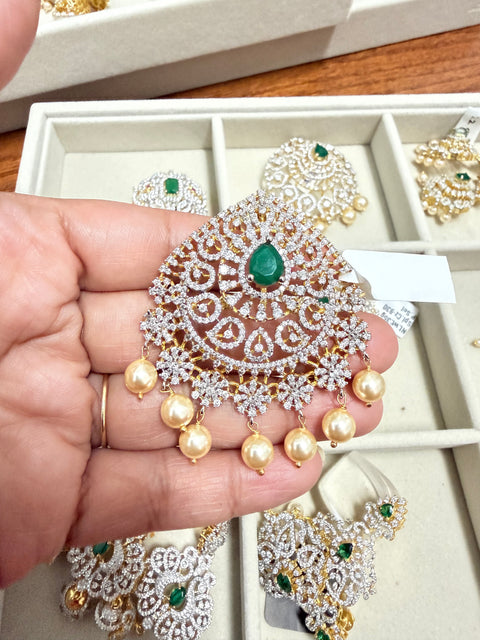 Pure 925 Silver Diamond Look CZ Pendant