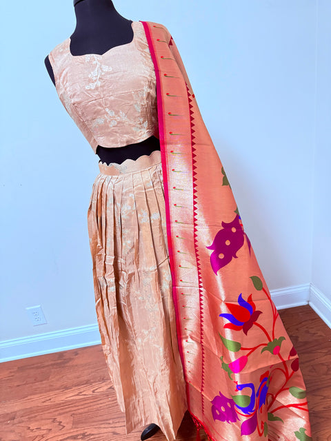 Women XL- Banaras Brocade Lehanga Set