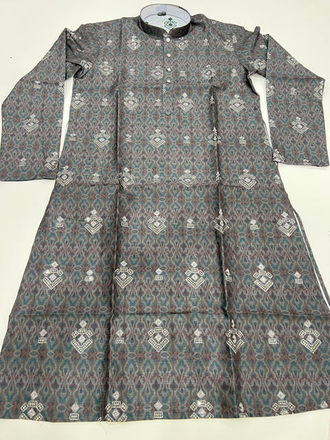 Silk Embroidered Men’s Kurta Pyzama