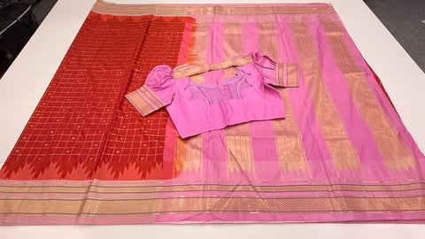 Premium Semi Gadwal silk saree