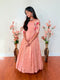 9-10 yrs - Trendy Tissue Long Gown with Shrug