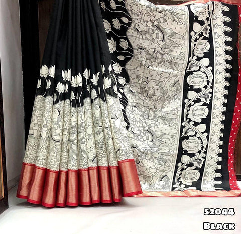 Dola Silk Kalamkari Saree