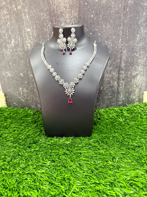 CZ Necklace Set