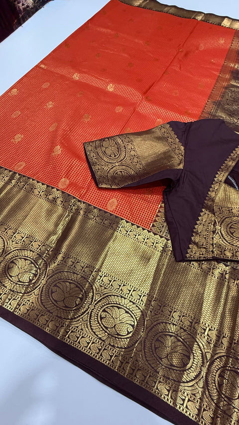 Premium Semi Gadwal silk saree