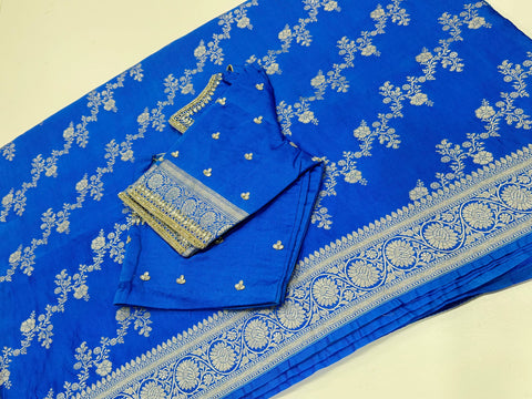 Banaras Mushru Silk Saree