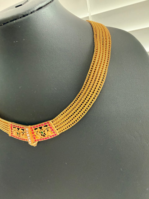 Pure 925 Silver Mesh Necklace
