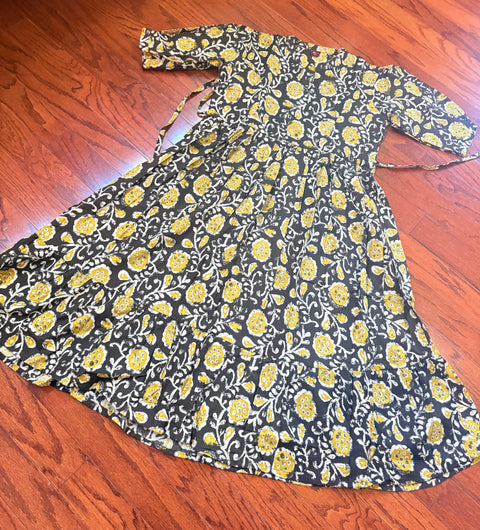 Cotton Batik Frock Dress