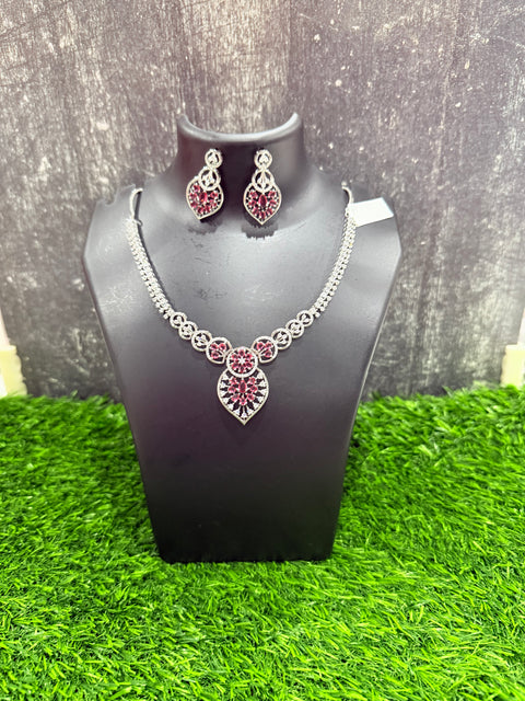 CZ Necklace Set