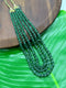 Natural Emerald Pumpkin Beads Mala